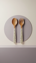 Lacquerware Pearl Accent Utensil Set